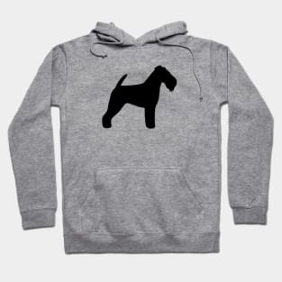 Welsh Terrier Silhouette Hoodie